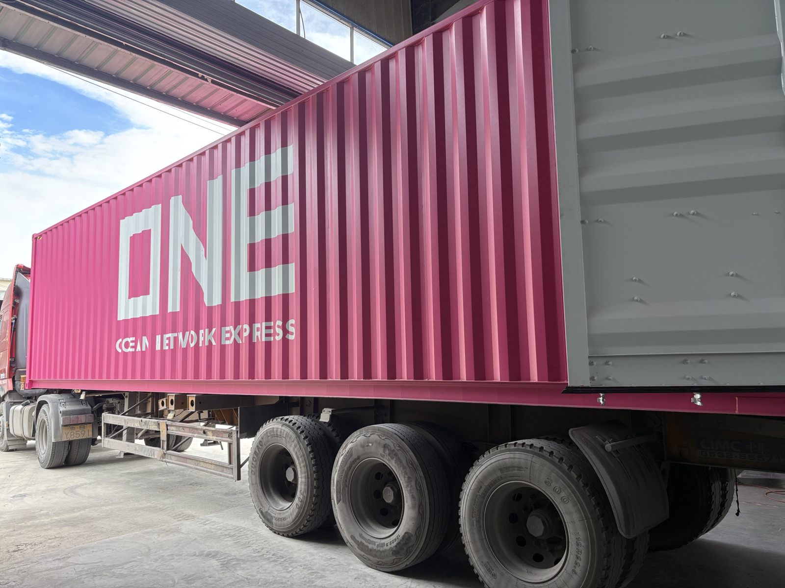 Primer viaje en un contenedor completamente nuevo