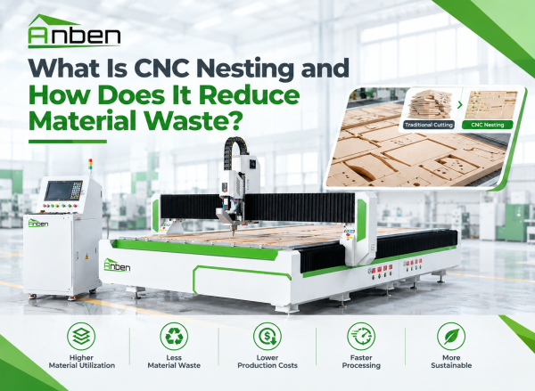 ¿Qué es el nesting CNC y cómo reduce el desperdicio de material?