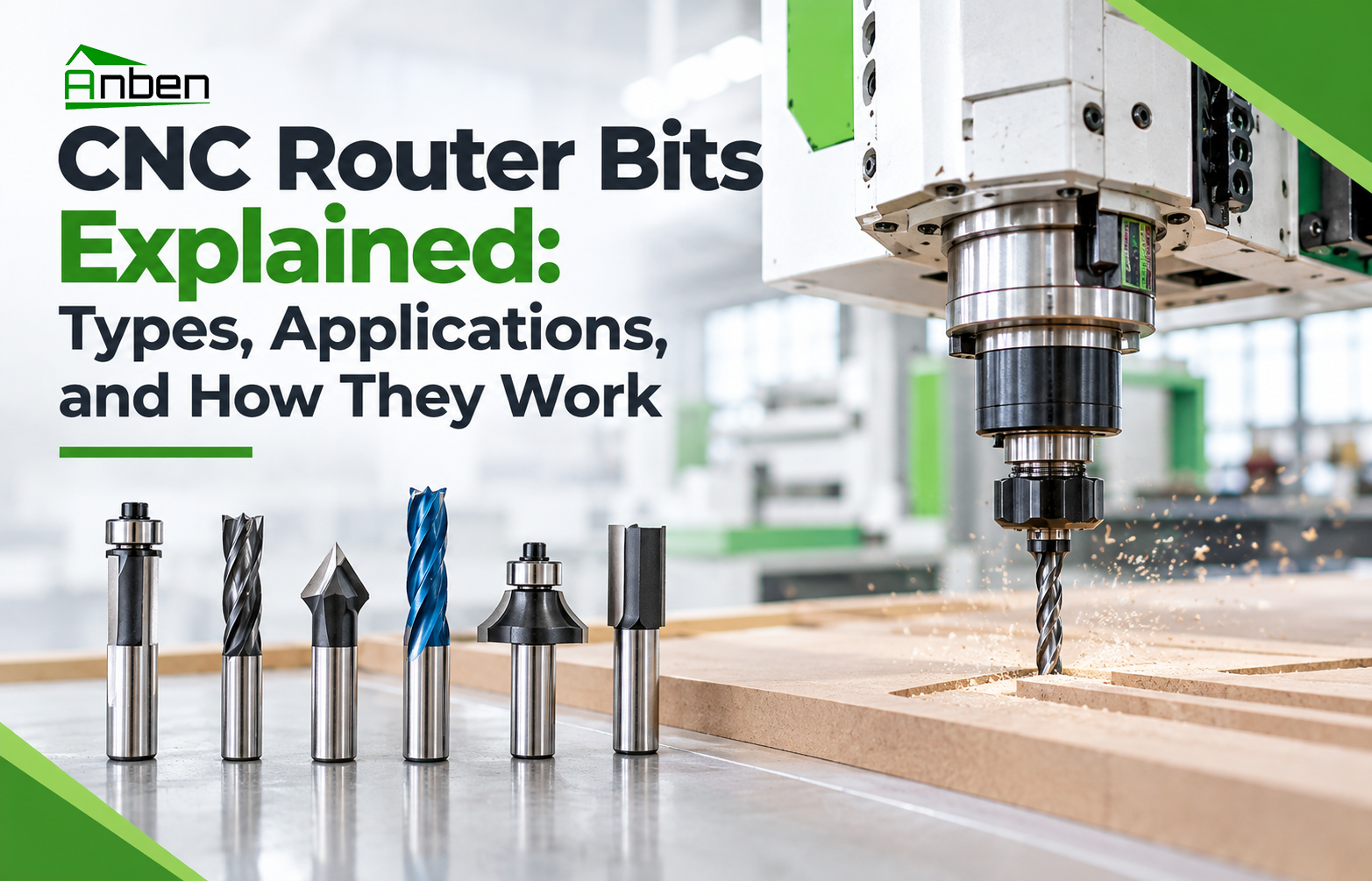 Explicación de las fresas para router CNC: tipos, aplicaciones y funcionamiento