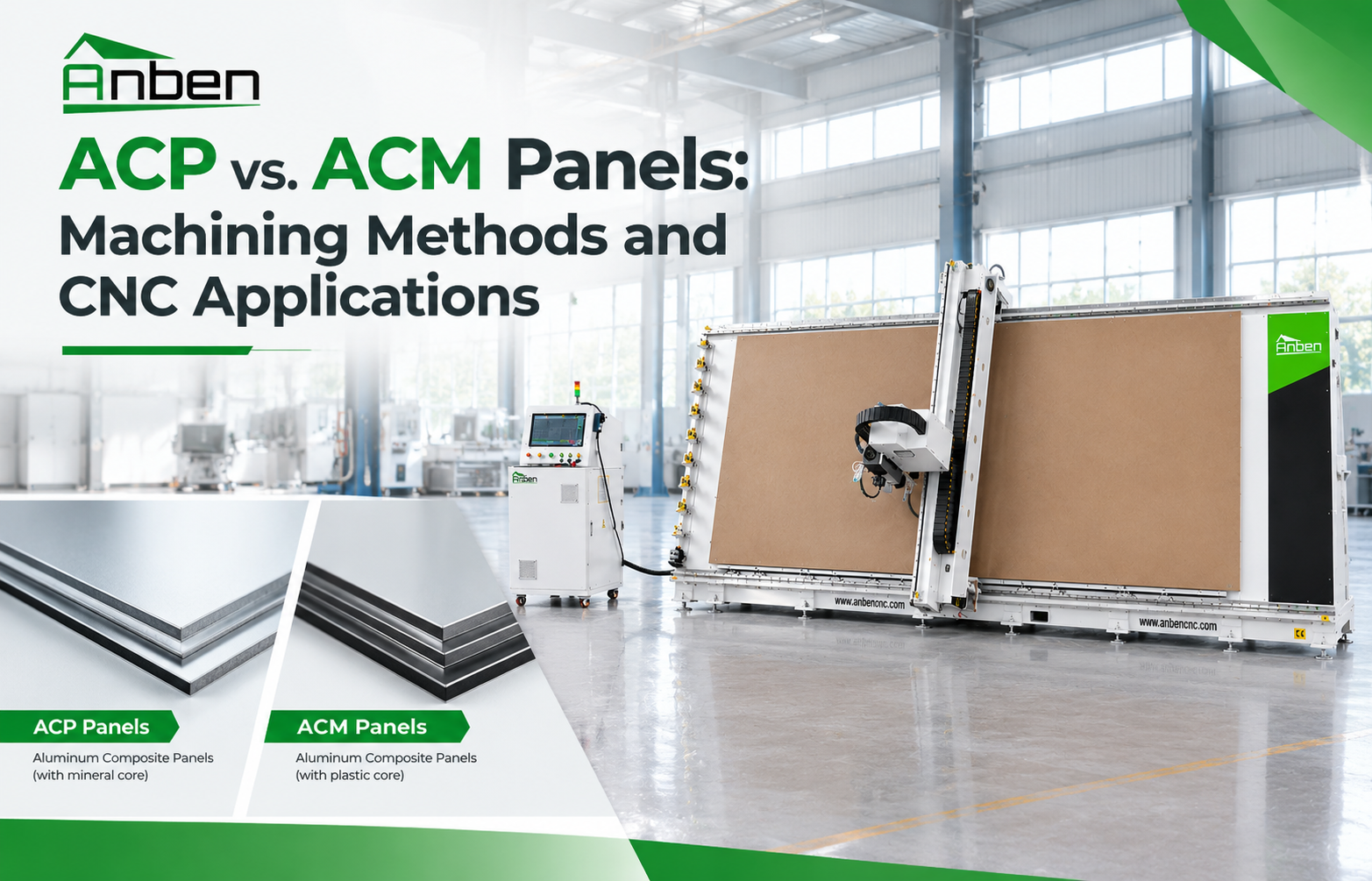 Paneles ACP vs. ACM: métodos de mecanizado y aplicaciones CNC Paneles ACP vs. ACM: métodos de mecanizado y aplicaciones CNC