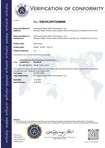 AC Certification Certificate (Poland)
