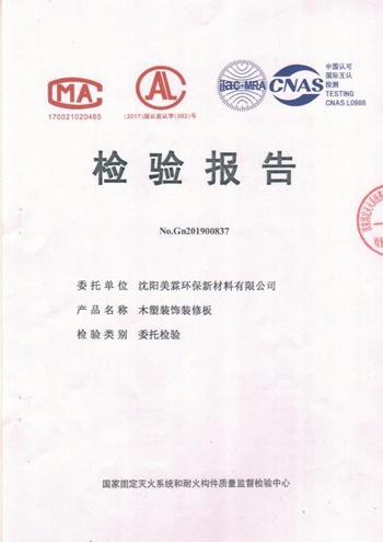 Fire detection report;Fireproof detection report
