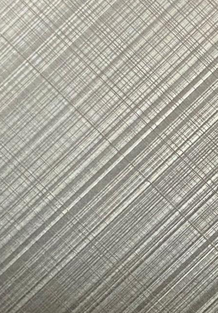 Embossed Metal-Diagonal Interlocking Gold