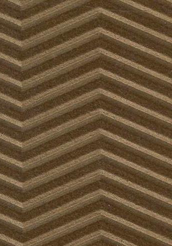 Embossed Metal-Herringbone Coffee Gold