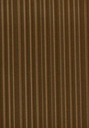 Embossed Metal-Metal Stripe Coffee Gold