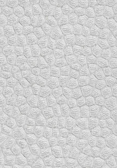 Embossed Metal-Water Cube Silver