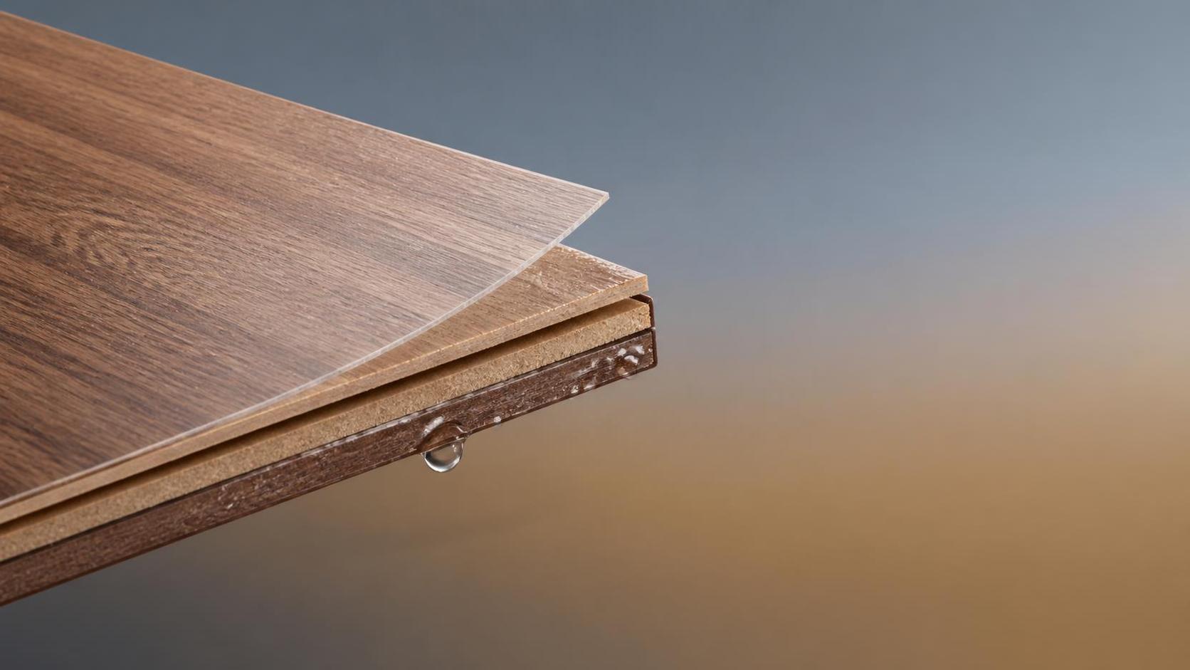 What causes edge delamination in decorative composite panels?