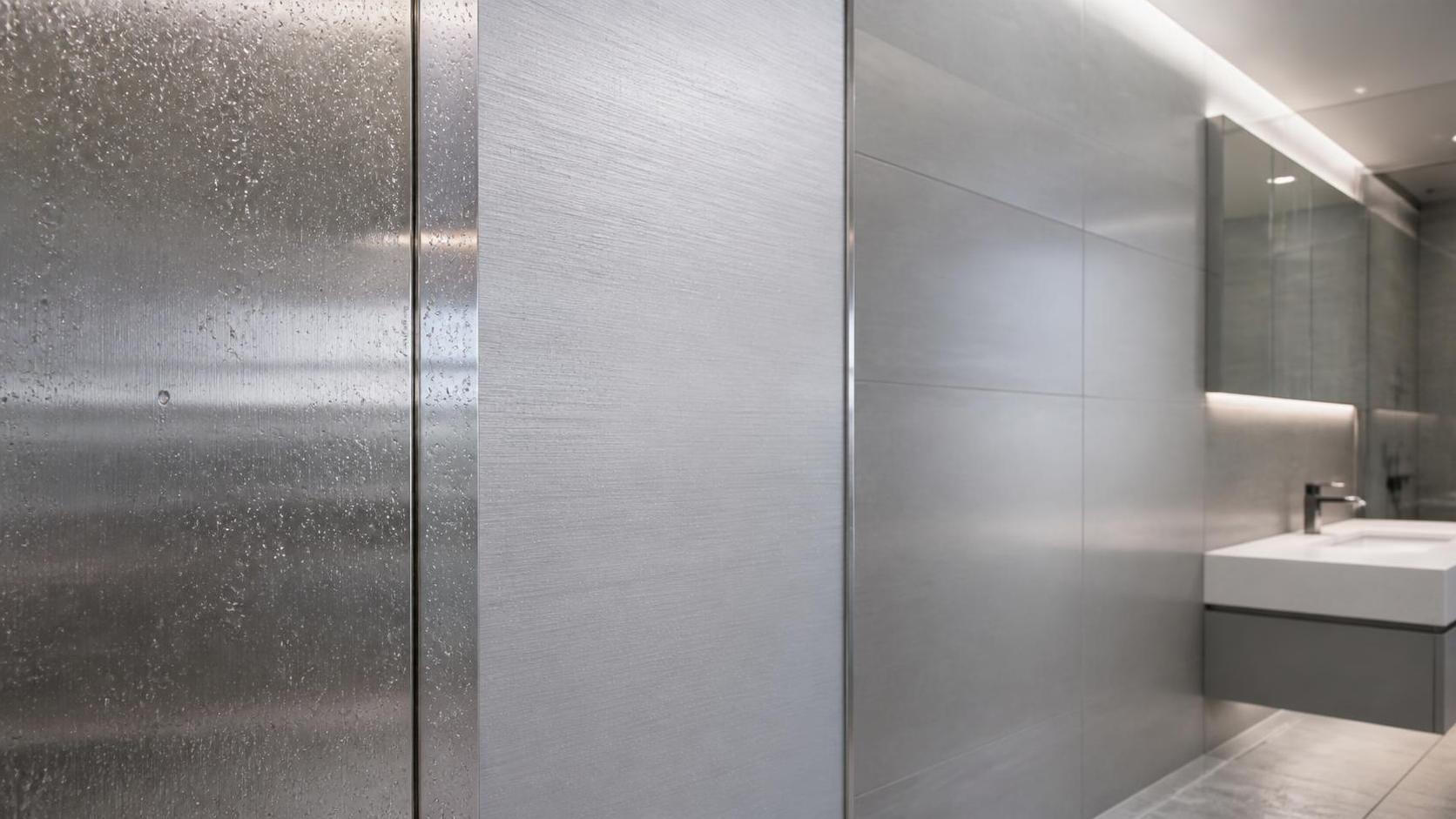 Which metal decorative panels suit humid interior environments?