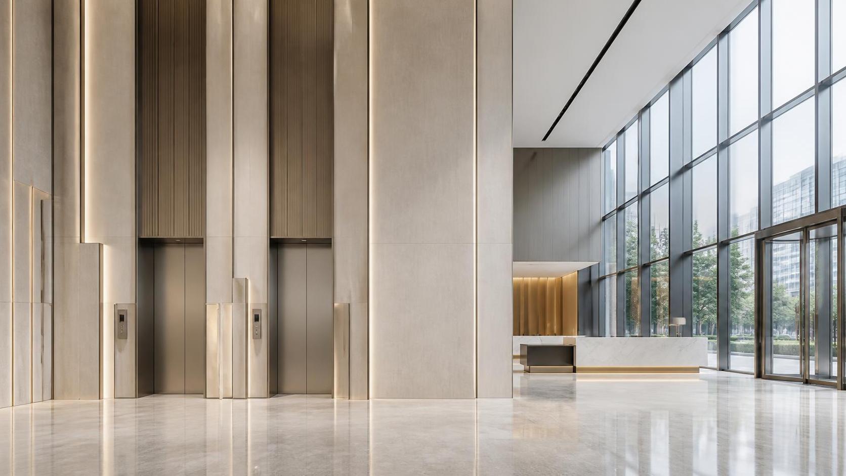 What Panel Thicknesses Are Available for Large Commercial Lobby Projects?