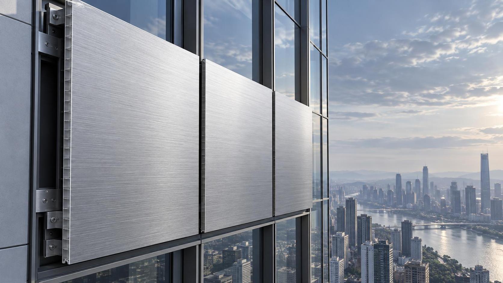 Quand spécifier des panneaux sandwich en nid d’abeille en aluminium plutôt que de l’aluminium massif ou de l’acier pour les façades de grande envergure