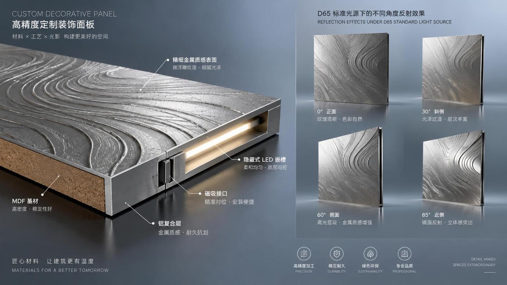 Dans quel délai un fabricant OEM de panneaux décoratifs sur mesure peut-il livrer le premier échantillon ?
