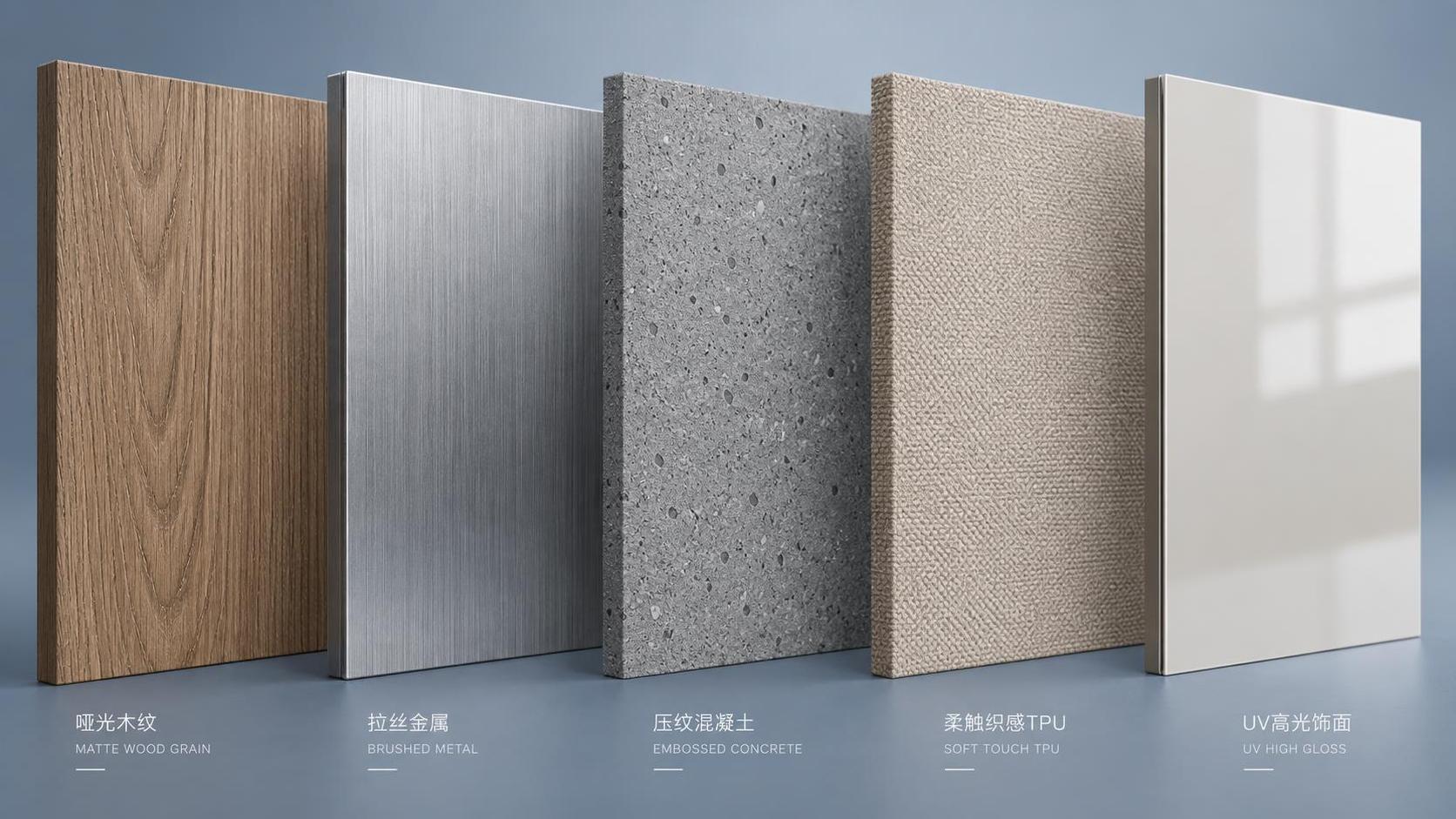 Quelles textures de surface sont disponibles pour les panneaux de placage sur mesure en 2026 ?