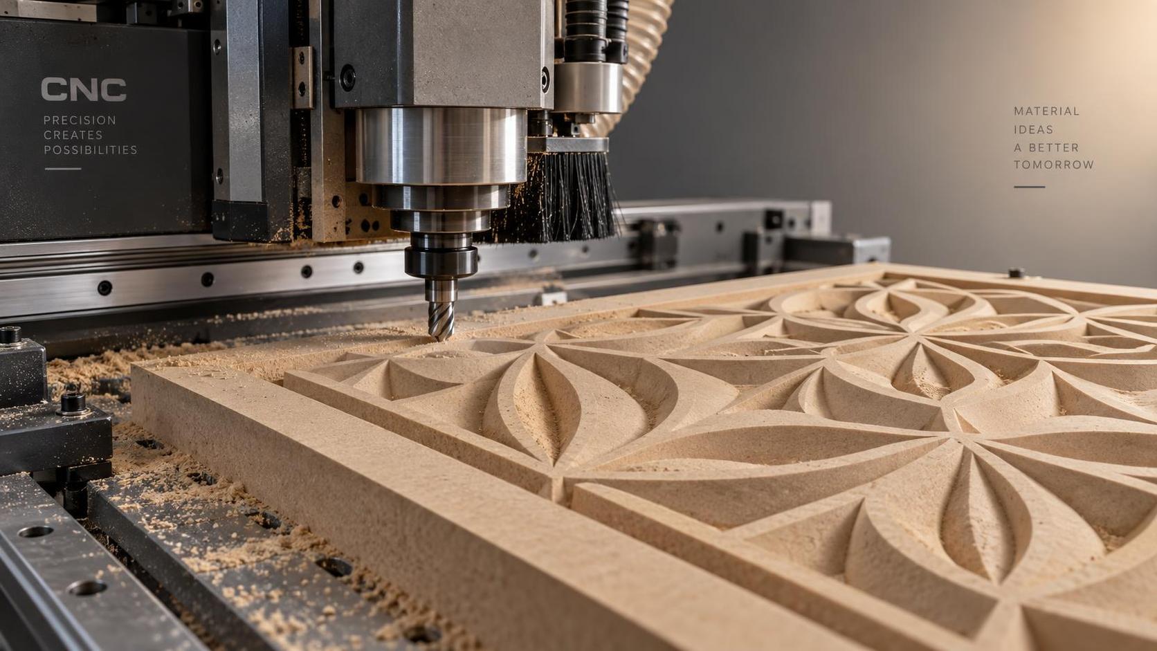 Explorer les capacités de l’usinage CNC dans la fabrication de panneaux décoratifs sur mesure