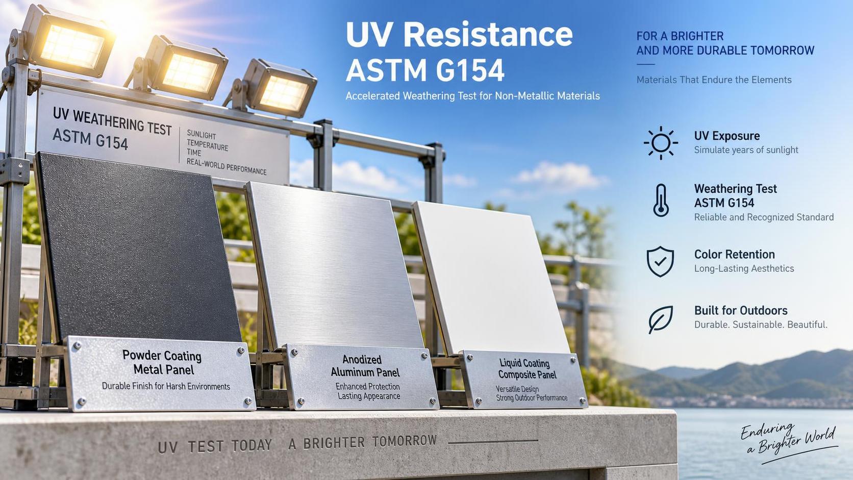 Comparaison de la résistance aux UV des différentes options de personnalisation de finition de surface pour une utilisation en extérieur