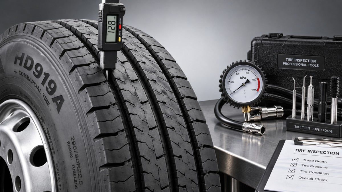 How to investigate uneven shoulder wear on an HD919A tire Как выявить неравномерный износ плечевой зоны шины HD919A