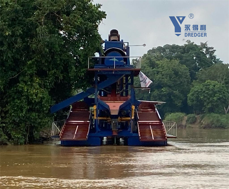 150TPH Bucket Chain Gold Diamond Dredger