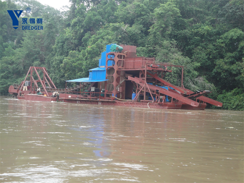 Bucket Chain Gold Diamond Dredger