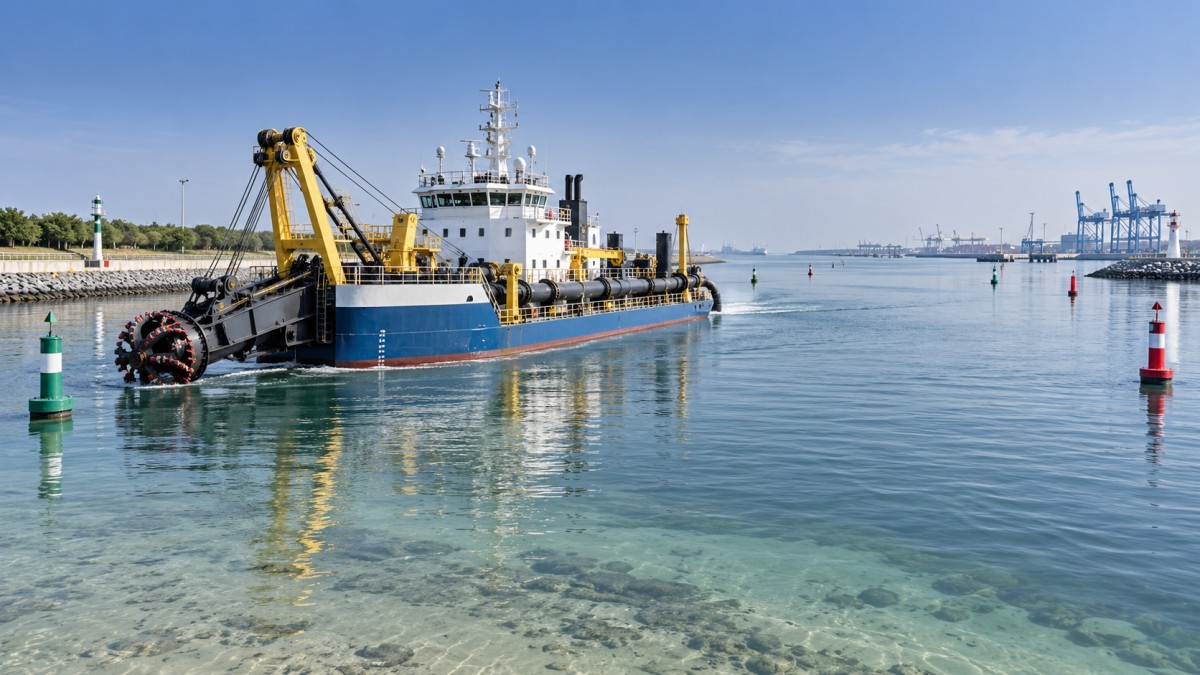 How draft limits determine whether a dredge ship can reach the site Как ограничения по осадке определяют, может ли земснаряд достичь объекта