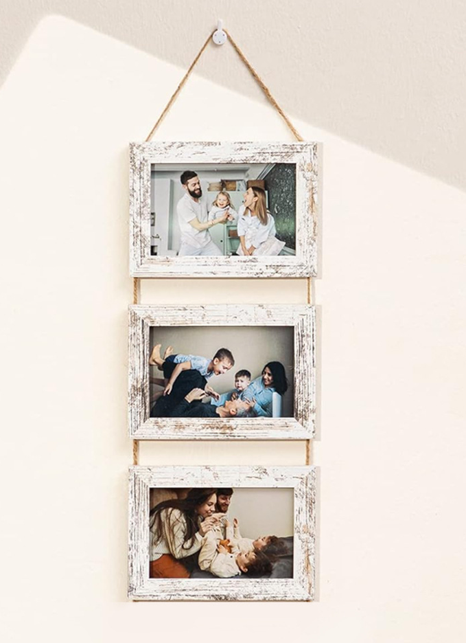 Wooden wall photo frame