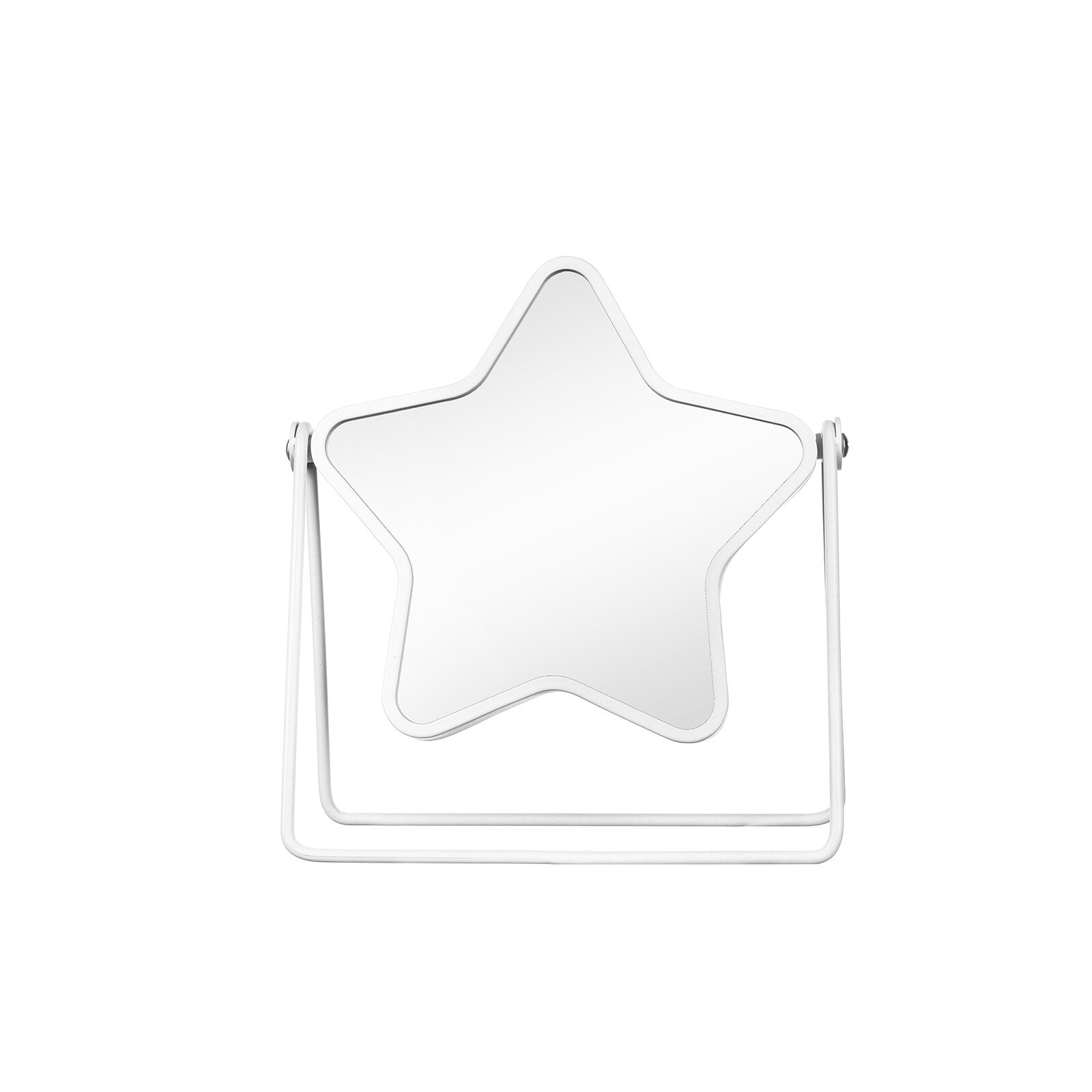 Metal makeup mirror