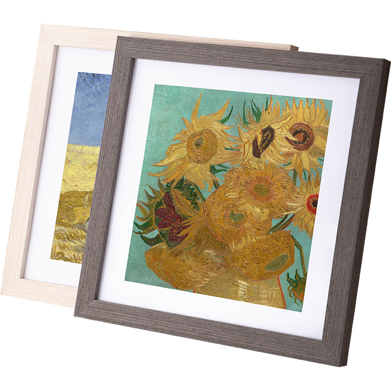Wooden wall frame