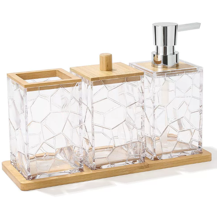 Acrylic bathroom set of 4 pieces Acrylic bathroom set of 4 pieces