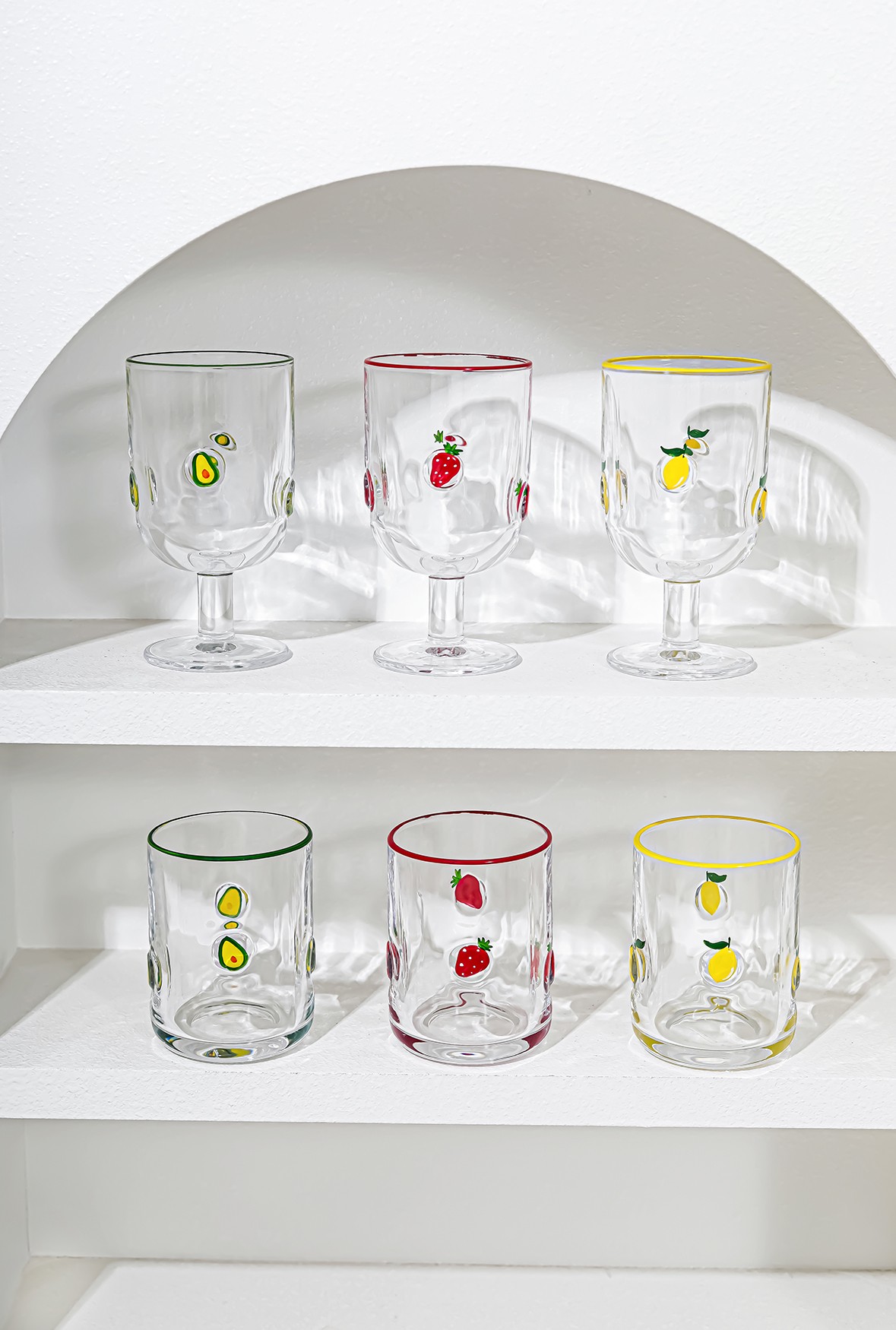 Savor Every Sip with Our Hand-Painted Glassware Collection
