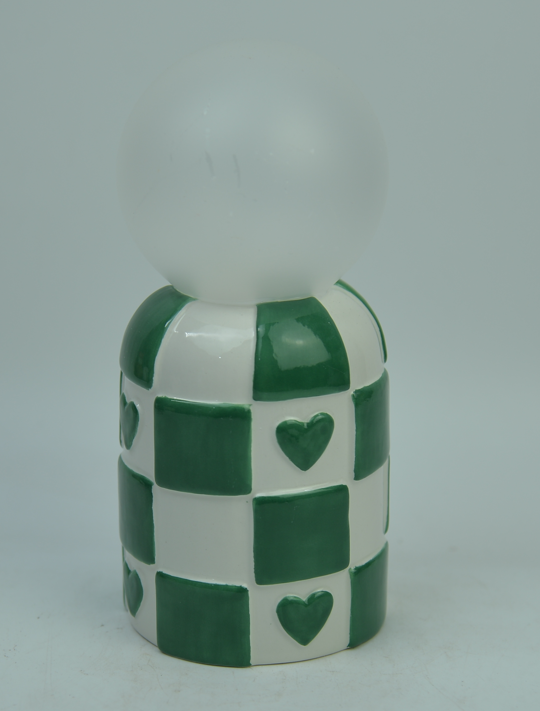 Ceramic base LED lamp