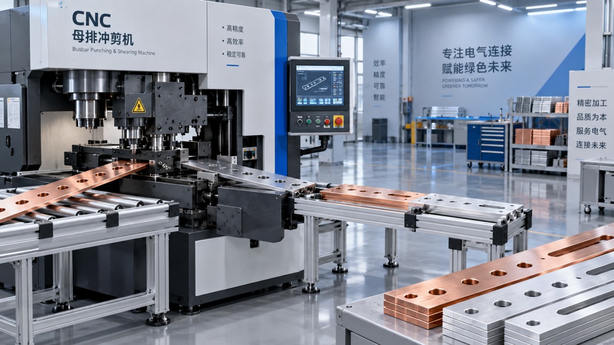 How to Select a Busbar Punching and Shearing Machine for Panel Shops Cómo seleccionar una máquina punzonadora y cizalladora de barras colectoras para talleres de cuadros eléctricos