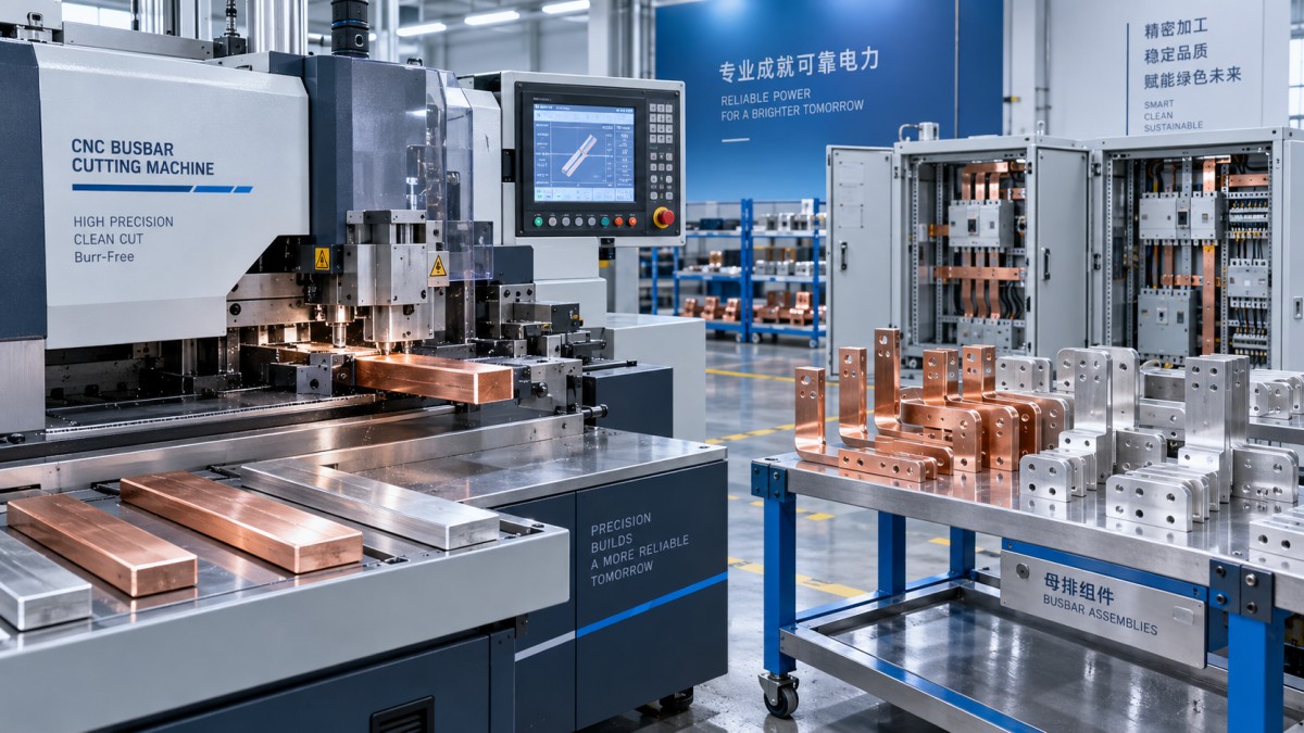 How Accurate Busbar Cutting Supports Faster Electrical Panel Assembly Cómo el corte preciso de barras colectoras agiliza el ensamblaje de paneles eléctricos