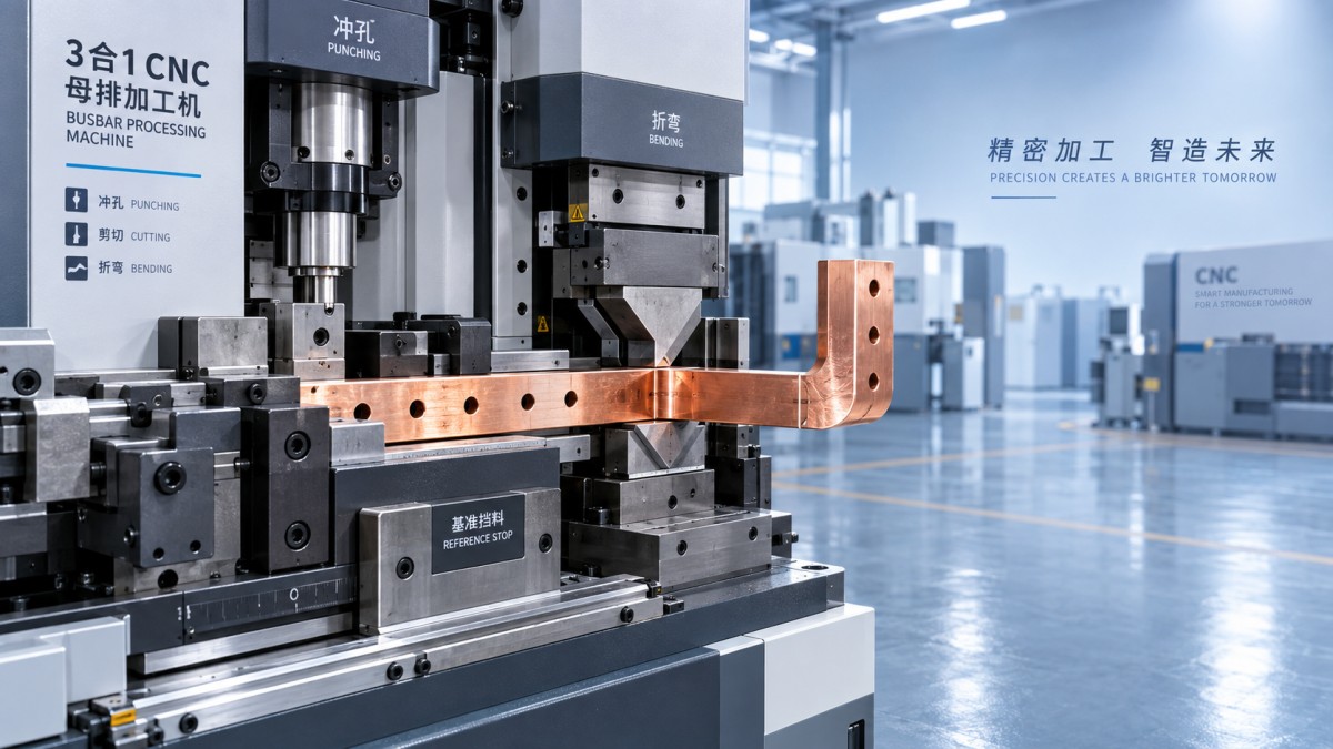 Cómo diagnosticar errores de posicionamiento en una máquina CNC para barras colectoras 3 en 1