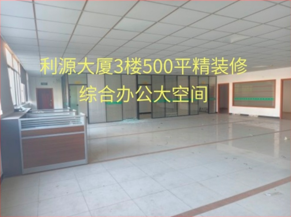 利源大厦3楼500平精装修 综合办公大空间