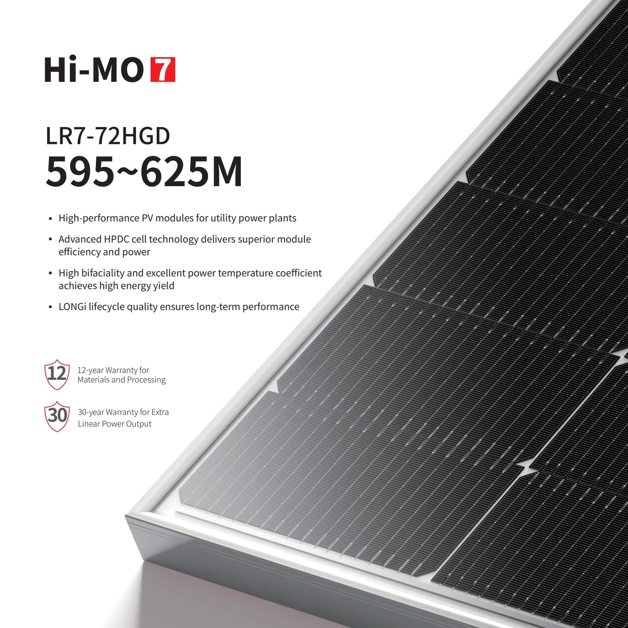 Hi-MO7 LR7-72HGD 595~625M