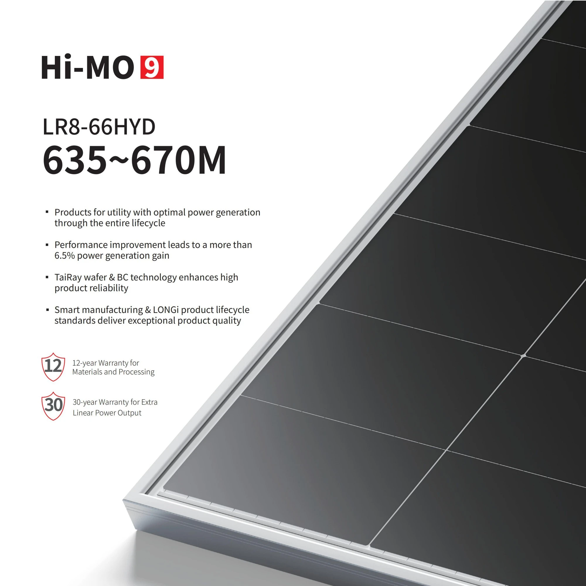 Hi-MO9 LR8-66HYD 635~670M