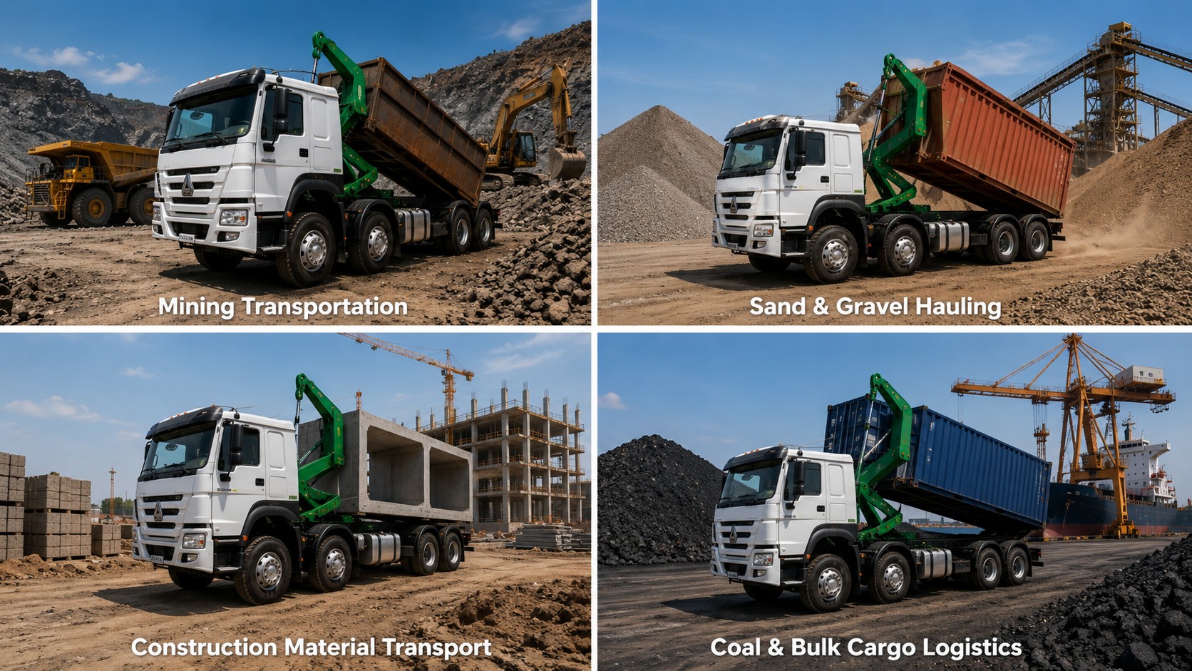 Applocation 20 Ft Side Loader Truck Trailer Applocation 20 Ft Side Loader Truck Trailer