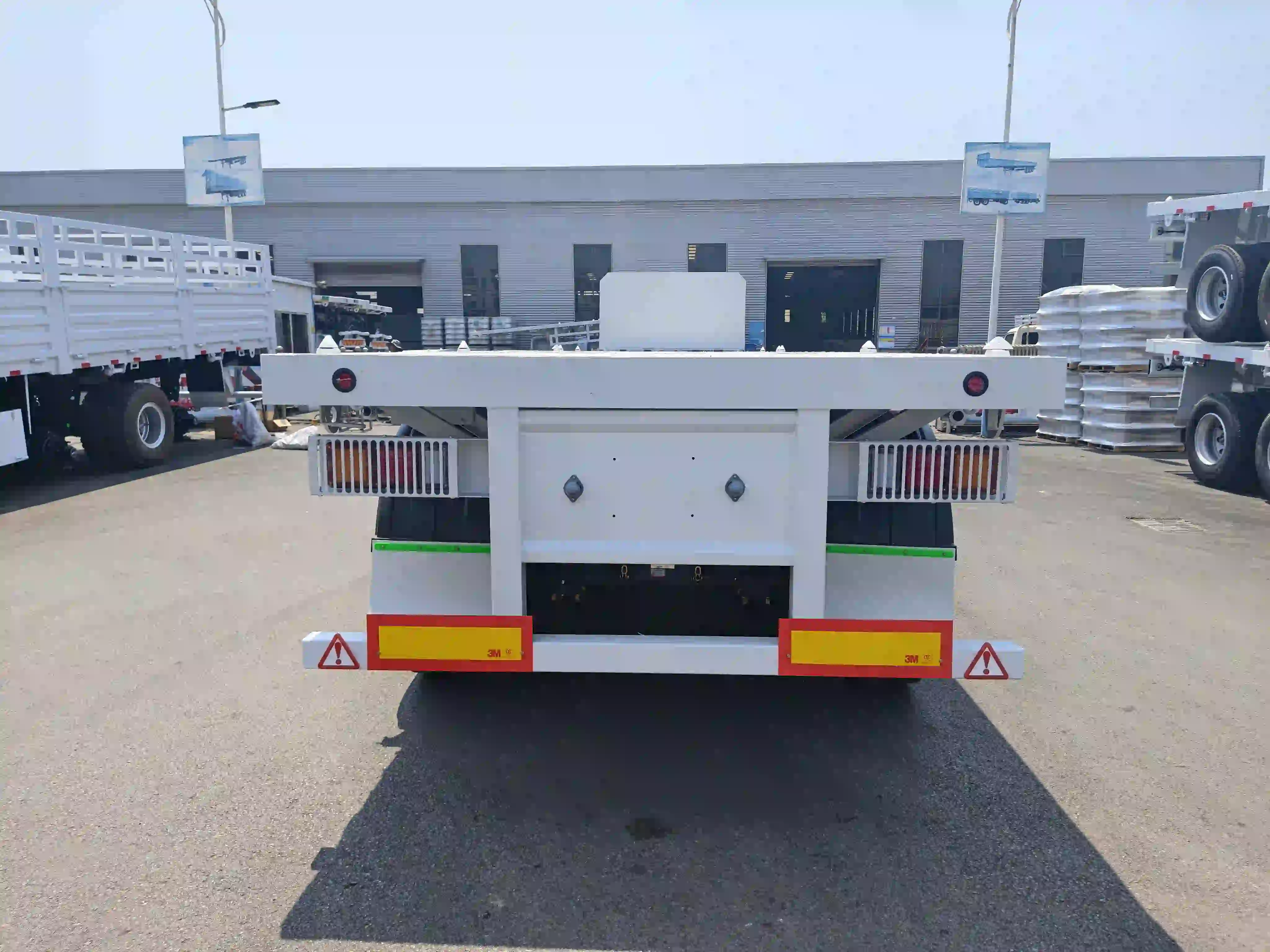 Semirremolque de plataforma de 40 ft y 3 ejes