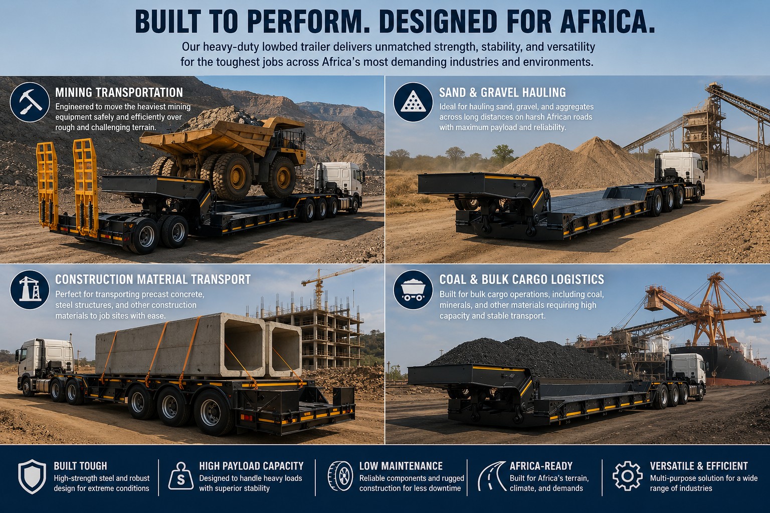 Application 3 Axle 80 Ton Removable Gooseneck Application 3 Axle 80 Ton Removable Gooseneck