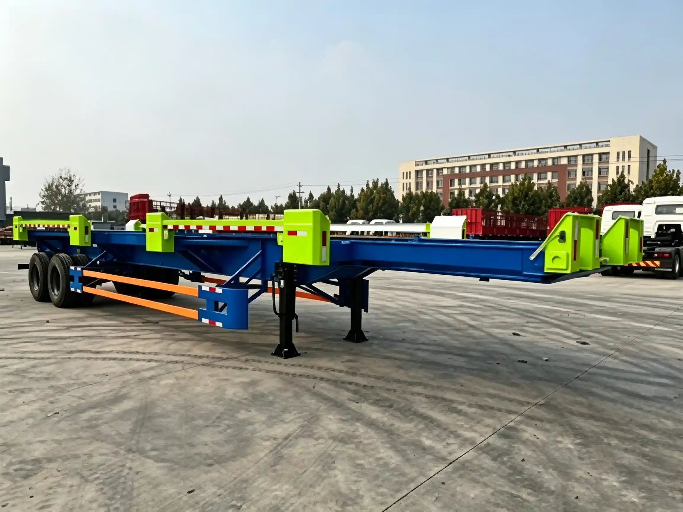 60-тонный контейнерный терминальный прицеп