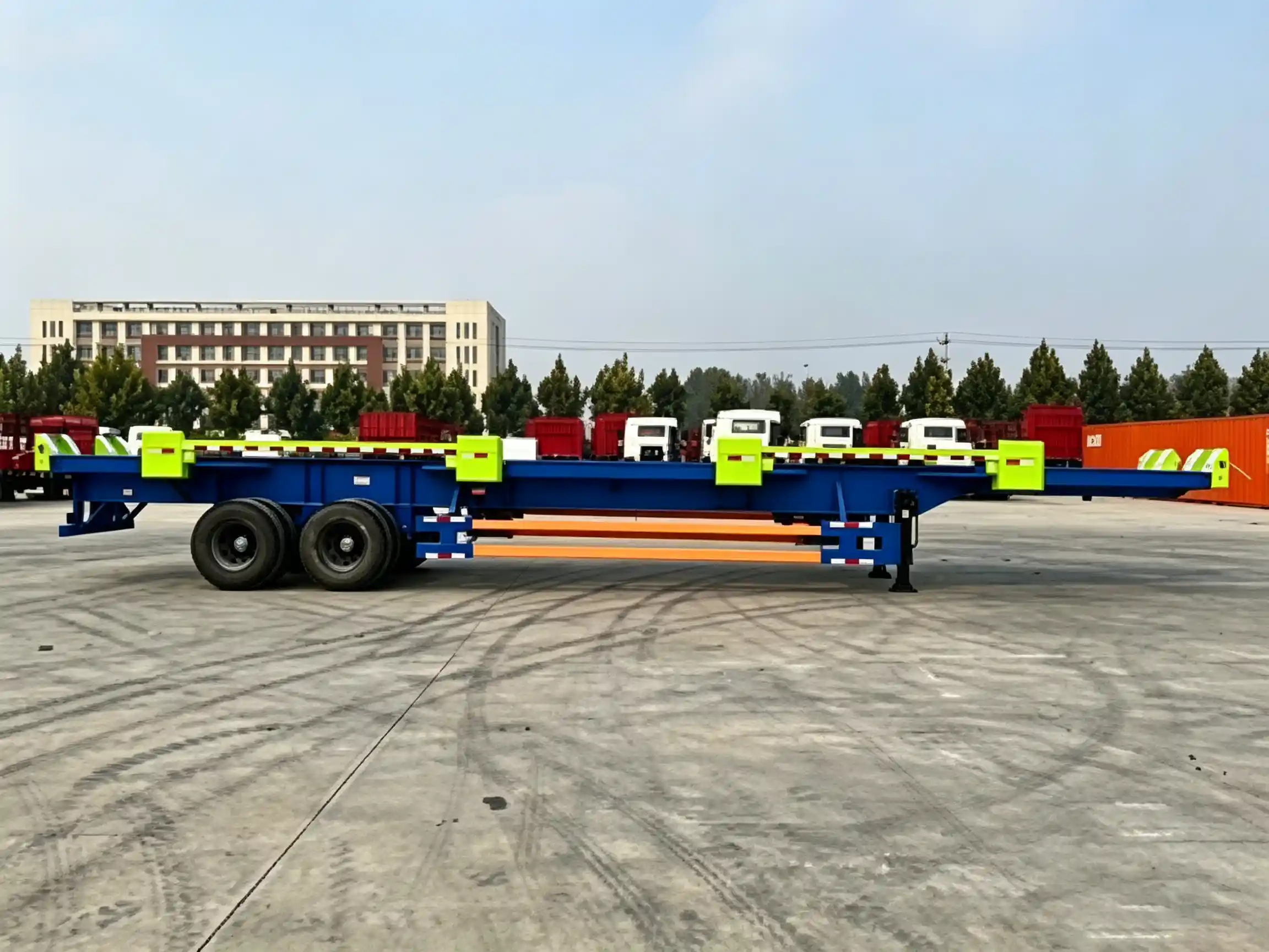 60-тонный контейнерный терминальный прицеп