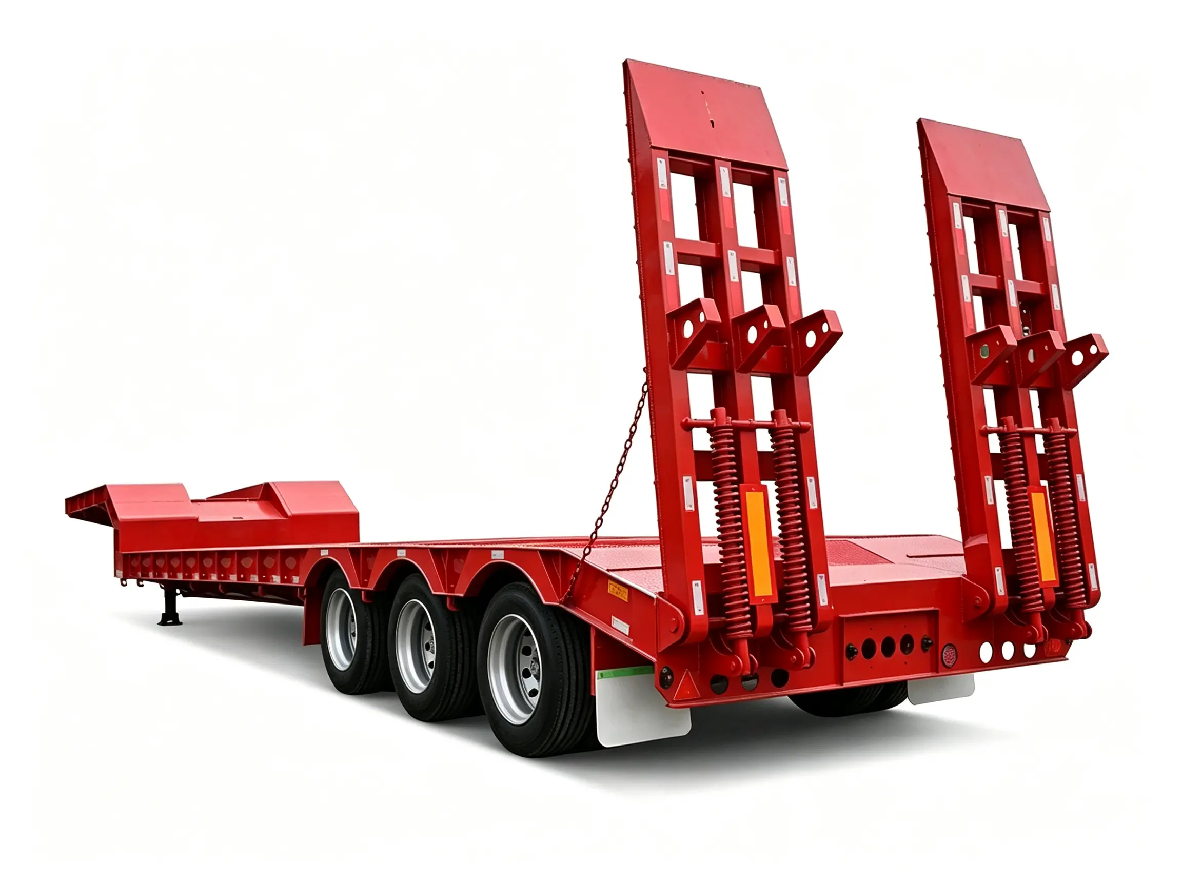 14-метровый 3-осный низкорамный полуприцеп с гусиной шеей 3-Axle lowbed gooseneck Trailer