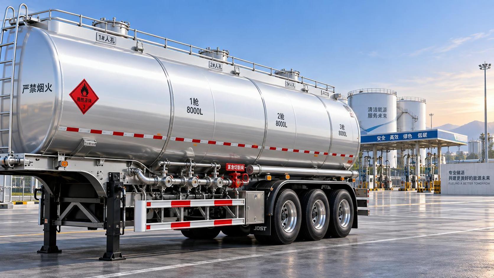Что определяет стоимость 3-осной 60000L топливной цистерны с гусаком