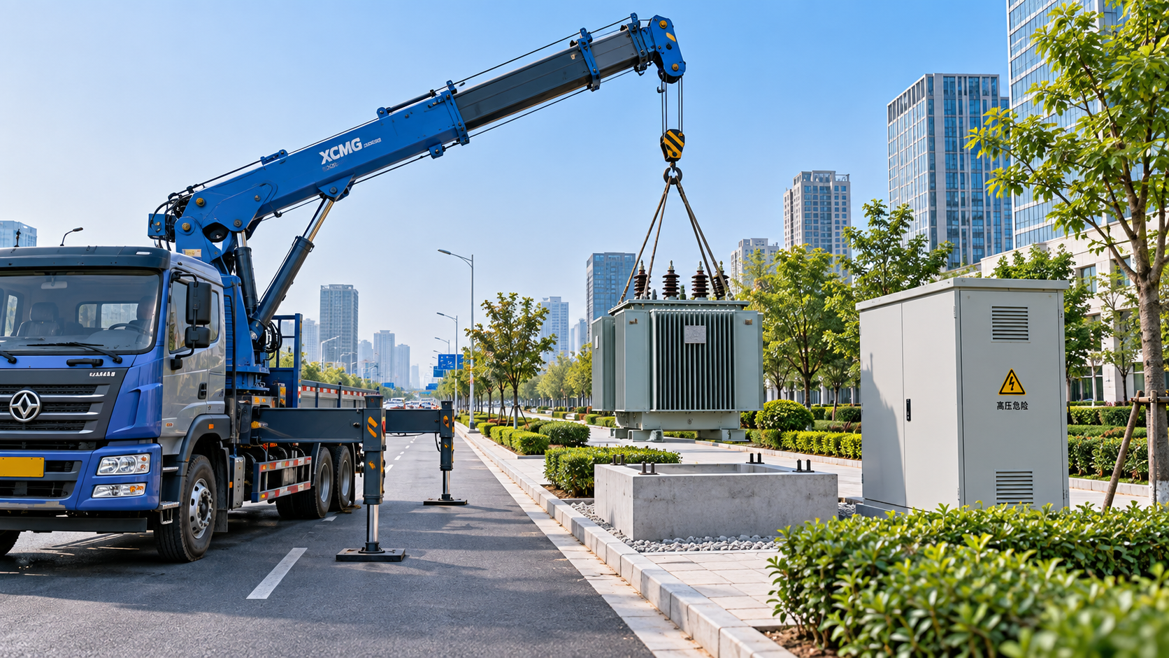 Where truck mounted cranes offer an advantage on urban utility jobs