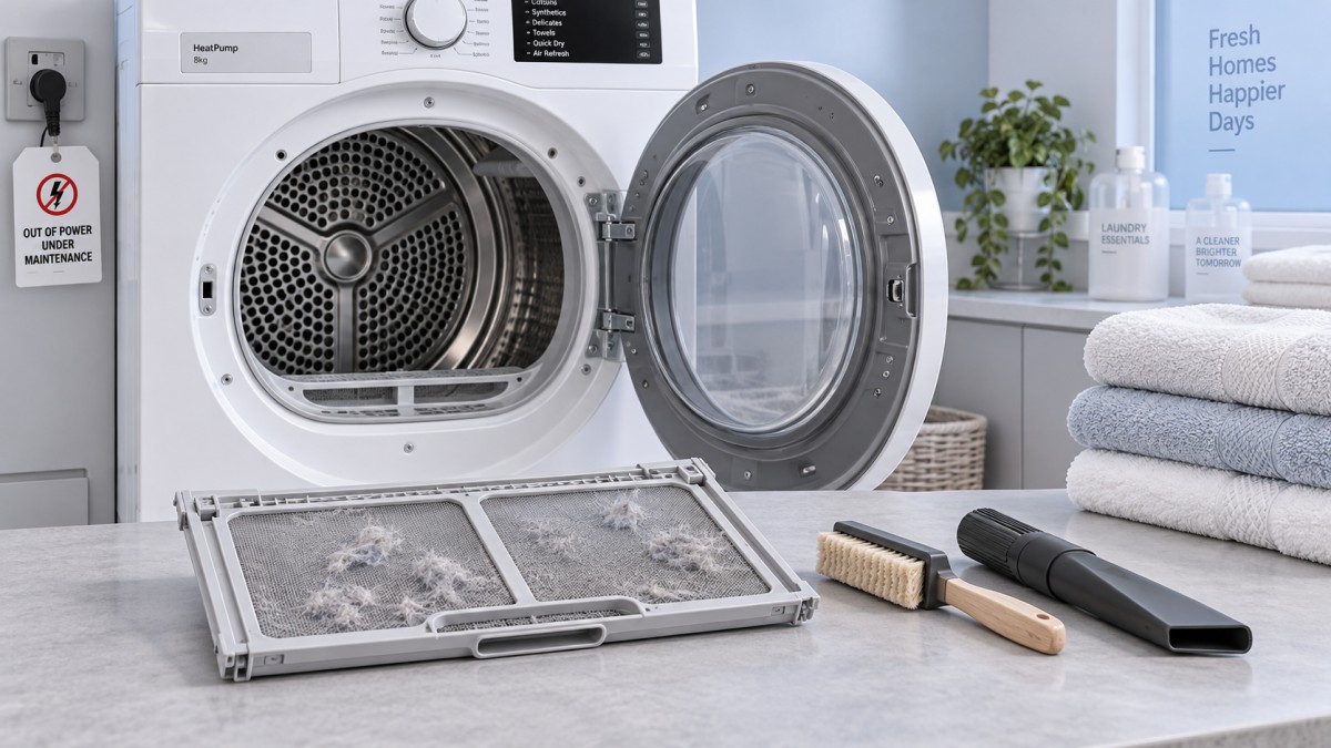 Dryer Lint Buildup: Cleaning Tasks That Help Reduce Fire Risk Скопление ворса в сушильной машине: очистка для снижения риска возгорания