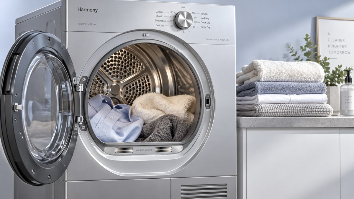 Sensor Drying vs Сушка по датчику или по таймеру: как настройки сушильной машины влияют на одежду