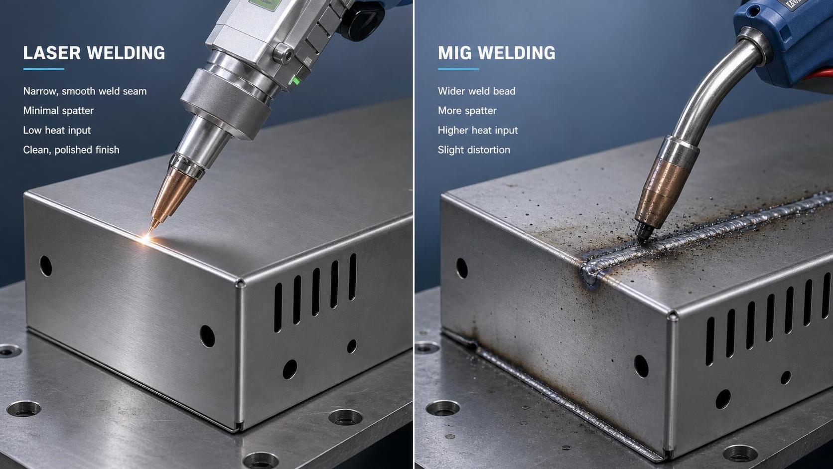 Is Fiber Laser Welding Better Than MIG for Sheet Metal Accuracy and Cleanup?