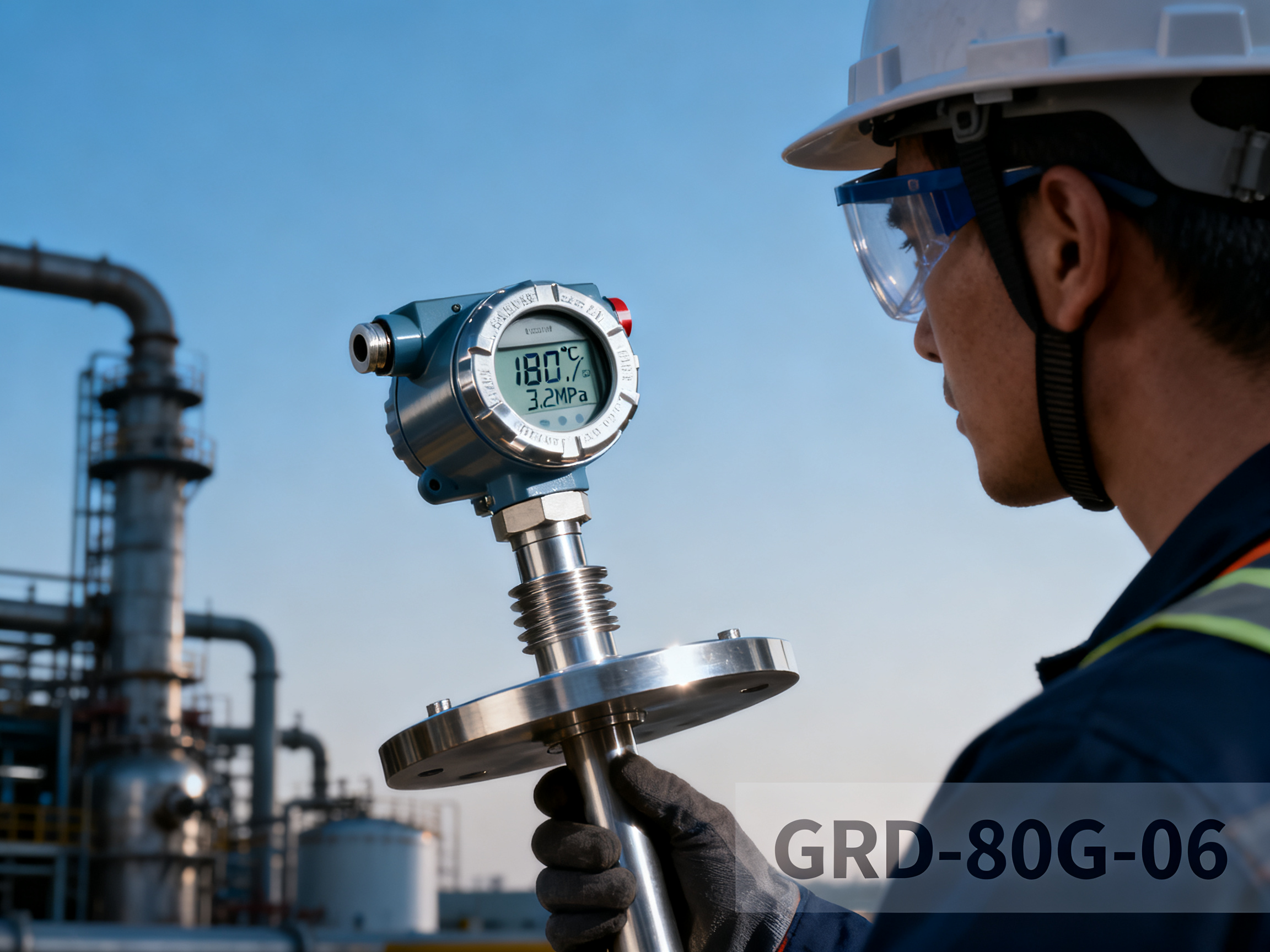 Рекомендуемые в 2023 году для нефтехимической отрасли: пример применения радарного уровнемера GRD-80G-06 в условиях высокой температуры и высокого давления