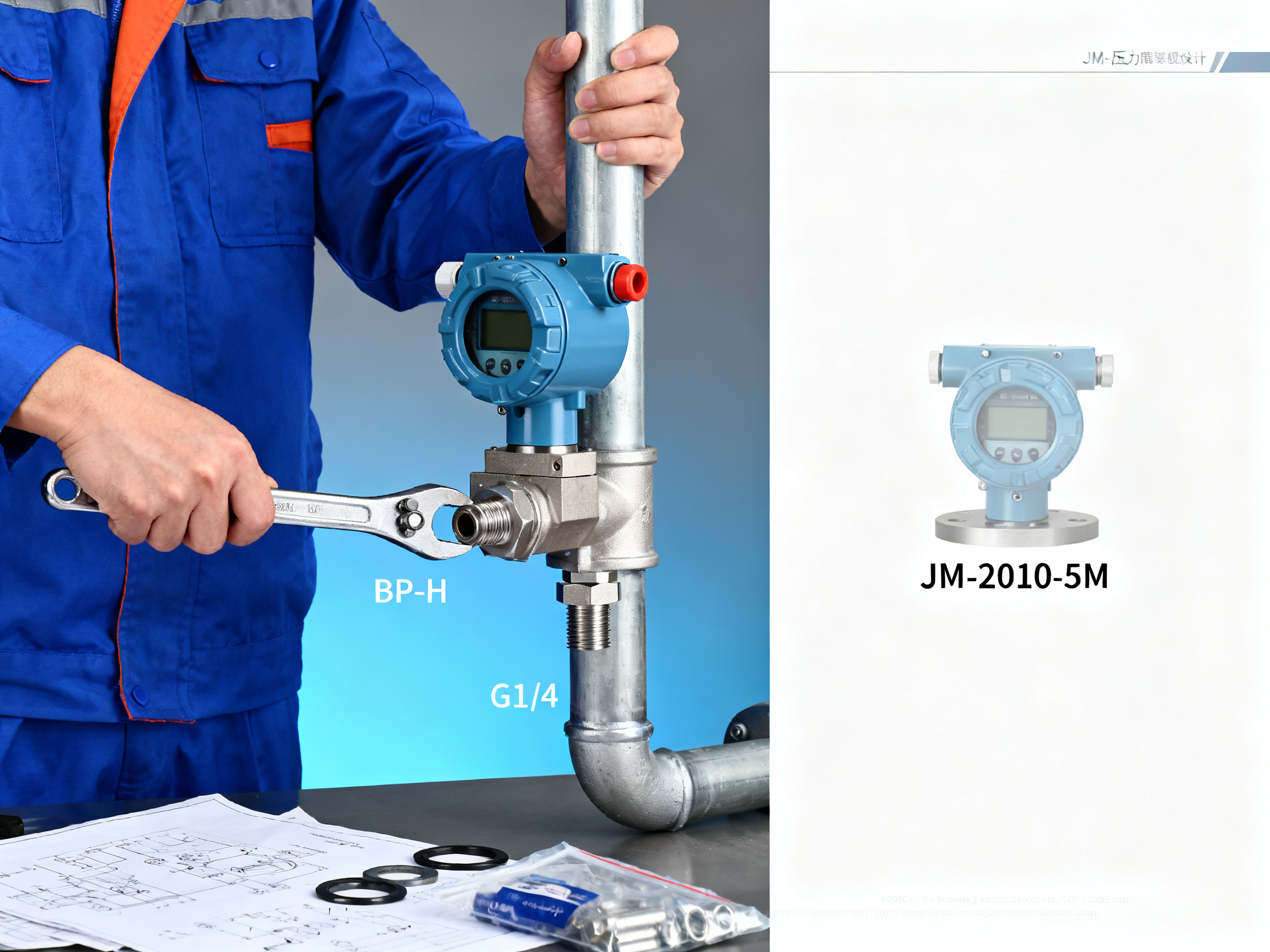 Руководство по установке преобразователя давления BP-H и JM-2010-5M: решения для распространенных проблем на промышленных объектах