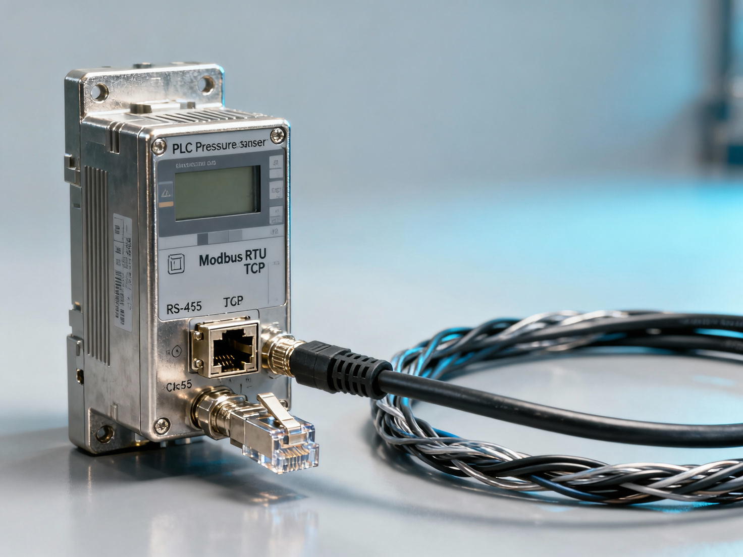 При подключении датчика давления PLC к системе SCADA, какой из двух способов интеграции — Modbus RTU или Modbus TCP — легче вызывает тайм-аут связи на этапе отладки?