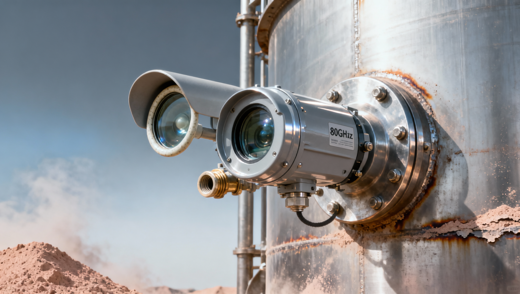 Не завышена ли надежность измерений 80GHz высокочастотного радиолокационного уровнемера в условиях высокой температуры и высокой запыленности