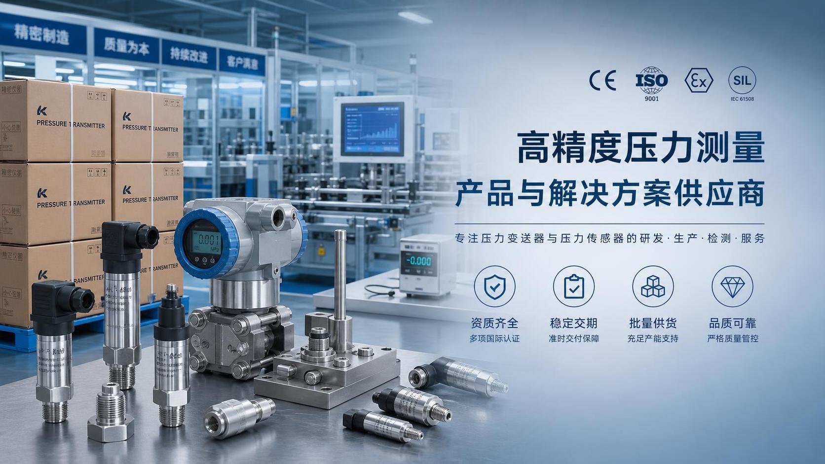 口碑好的压力变送器厂家该怎么筛选？看资质、交期与案例